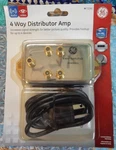 Ge #73290 4 Way Distribution Amp For Better Picture Quality (2009). Fixed Price $12.00.
