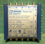 Spaun Azr 5550-10 F Penta Tap With Direction Coupler 5 Way Audio Video Switch. Fixed Price $135.44.