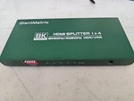 Giantmatrix Hdmi Splitter 1x4 1 Input Port 4 Output Ports Brand New 1080p No Box. Fixed Price $24.95.