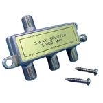 Leviton 40987-3 Gold 900 Mhz 3-way Coaxial F-type Video Distribution Splitter. Fixed Price $8.54.