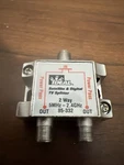 Ideal Satellite And Digital Tv Splitter. Fixed Price $4.00.