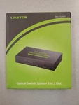 Linkfor Digital Toslink Optical 4x1 Switch With 3ft Cable And Ir Remote. Fixed Price $29.99.