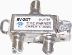 Nos Box Of 50 Time Warner Coaxial Cable Splitter Sv 2gt 5-1002mhz By Commscope. Fixed Price $29.99.