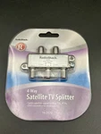 'radio Shack' 4 Way Satellite Tv Splitter 75 Ohm 16-2570/ New In Packaging. Fixed Price $10.00.