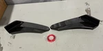Chevrolet Corvette C8 20-24 Carbon Print Rear Bumper Splitter Aprons Spat Fin. Fixed Price $60.00.