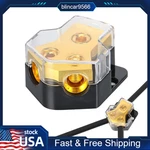 Car Audio Splitter Amp Distribution Power 0/2/4 Gauge In 4/6/8 Out Us. Fixed Price $7.50.