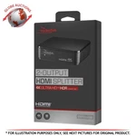 Rocketfish Rf-g1603-c 4k 2-output Hdmi Splitter Hdr 18gbps With Power Adapter. Fixed Price $19.63.