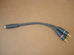 Monster Cable Home Car Audio Y Adapter Spliter Iljry-1f Female To Male Rca. Fixed Price $9.99.