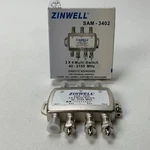 Zinwell Sam-3402 3x4 Multi-switch Satellite Dish Directv Approved 40-2150 Mhz. Fixed Price $9.99.