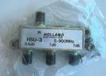 New Lot Of 2 Holland Hsu-3 5-900mhz Diecast Satellite Cable Tv Splitter. Fixed Price $1.95.