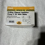 Rca Digital Signal Splitter 2 Way Freq 5 To 900 Mhz Vh47 Contractor 6 Pack-. Fixed Price $15.00.
