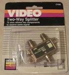 Gemini Video Two Way Splitter #cv60 Gold (new In Package From 1991!). Fixed Price $9.99.