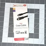 Ge 34482 3' Rg6 Coax Cable, Free Shipping. Fixed Price $11.00.