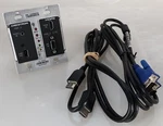 Crestron Dm-tx-200-c-2g-b-t Audio/video/network Faceplate W/ Hdmi+vga Cables. Fixed Price $299.99.