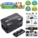 Hdmi Switch 4x1 With Audio Extractor, 4k 60hz Ultra Hd Switcher Opt.... Fixed Price $50.99.