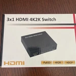 3x1 Hdmi 4k2k Switch W/remote Nib. Fixed Price $49.99.
