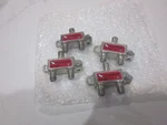 Qty ( 4 ) 2-way Digital Coaxial Splitter Sv-2g, 5-1002 Mhz (4 Pack). Fixed Price $6.99.