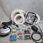 Large Lot Cable Tv Splitters Coax Rca Cables Antenna Antronix Holland. Fixed Price $37.87.
