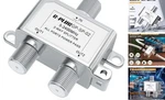 2-way Coaxial Cable Splitter, 5 2400 Mhz, Rg6 Compatible, Supports Tv,. Fixed Price $13.27.