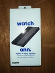 Onn. Hdmi 1x4 Splitter Hdr 4k Uhd/1080p 3d 7.2 Surround Tv/projector. Fixed Price $15.00.