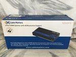 Cable Matters 4 Port Hdmi Splitter With 4k Resolution Support New S7. Fixed Price $35.99.