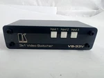 Kramer Vs-33v 3x1 Video Switcher Black Composite Bnc 3 In 1 Out 12vdc Israel. Fixed Price $49.99.