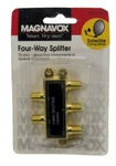 Magnavox Four Way Coax Cable Splitter M61002. Fixed Price $7.99.