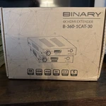 Binary 4k-hdmi Extender B-360-1cat-30. Fixed Price $53.25.