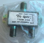 New Lot Of 2 Tru-spec Tsdm-2150 40-2150mhz Splitter. Fixed Price $1.95.