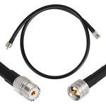 3 Ft Pl259 To So239 S-mr400 Extension Cable 50 Ohm Uhf Male Female. Fixed Price $19.10.