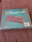 Monoprice 1x2 Hdmi Amplifier Splitter Mhsp0102b. R1. Fixed Price $30.00.