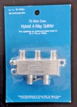 Radio Shack 75 Ohm Coax Hybird 4-way Splitter Archer 15-1142c Tv Vcr. Fixed Price $8.00.