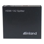 Inland 2-port Hdmi Splitter Black. Fixed Price $15.00.