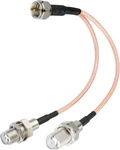 F-type Rg6 Splitter Coax Cable, 75ohm 3 Way Combiner For Tv Antenna, 6.. Fixed Price $10.95.