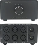 3-way Xlr Stereo Audio Switch Box, Balanced Converter, Passive Signal S.... Fixed Price $69.99.