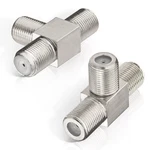 Wlaniot F Type Splitter 3 Way F-type Compact, 2pcs Female. Fixed Price $9.31.