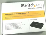 Startech.com 2-port Hdmi Audio / Video Splitter 4k (st122hd4k). Fixed Price $69.99.