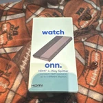 Onn. Hdmi 4-way Splitter Model 100009482 1080p/4k Uhd Hdr 3d 7.2 Surround. Fixed Price $15.00.