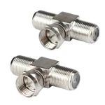 Kostona F-type Rg6 Coax Cable Splitter 2 Pack, 3-way Male To Female. Fixed Price $7.70.