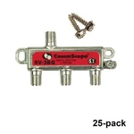 Commscope Sv-3bg 3-way Balanced Splitter, 5-1002 Mhz - 25 Pack. Fixed Price $32.95.