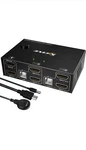 Dual Monitor Kvm Switch Hdmi 2 Port 4k 30hz,mleeda Usb Extended Display. Fixed Price $26.96.