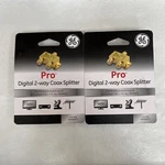 Digital 2-way Coaxial Splitter 5 To 2500 Mhz Gold 33526 Jasco New In Package Lot. Fixed Price $6.68.