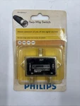 Philips 2-way Switch Splitter A/b Cable Antenna Game Satellite Swv2007w/17. Fixed Price $7.60.