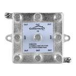 Construct Pro Vertical 8-way 5-2300mhz Coax Splitter. Fixed Price $21.90.