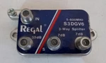 Genuine Regal (s3dgv6) 5-600mhz (3.5db, 7db, 7db) 3-way Splitter, Coaxial F. Fixed Price $11.50.