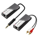 Siunimas Pro Rj45 1/8 Aux To Rca Male-male Audio Converter Extender Box Buil.... Fixed Price $56.77.