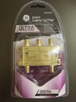 Ge Digital 4-way Coaxial Cable Splitter, 2.5 Ghz 5-2300 Mhz - Gold Plated. Fixed Price $15.99.